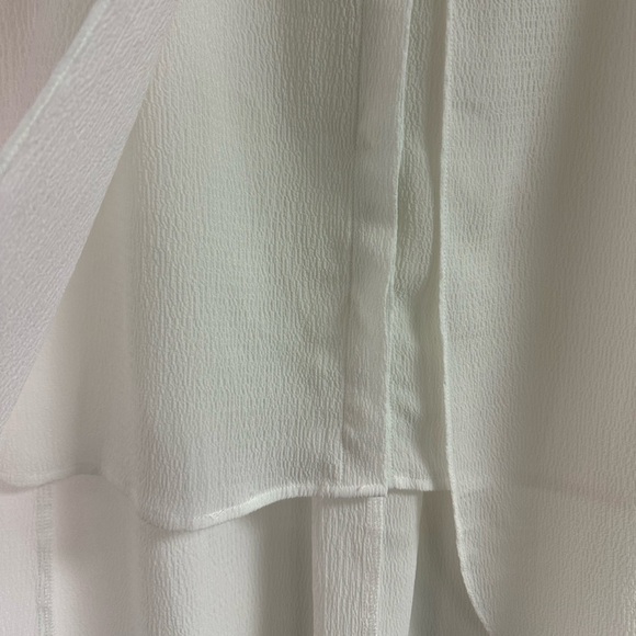 NWT Mod Ref White Sleeveless Layered Tunic Size S - Picture 4 of 8